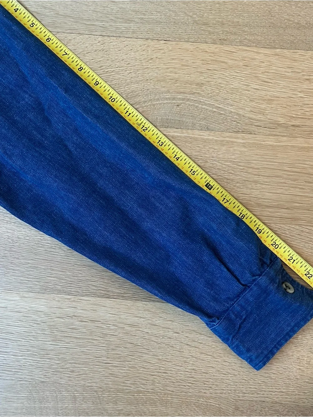 Vintage 70s Levis Panatela Signature Collection Denim Shirt Jacket Epaulets S